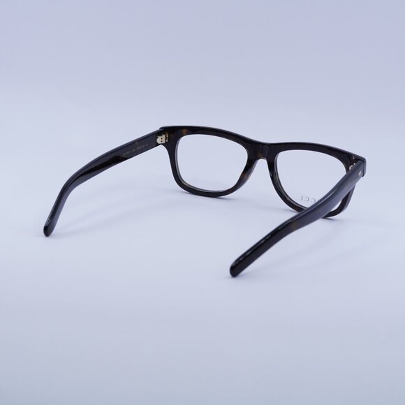 Gucci GG1526O 002 Eyeglasses Dark Havana 52mm Square Frame - Picture 9 of 10